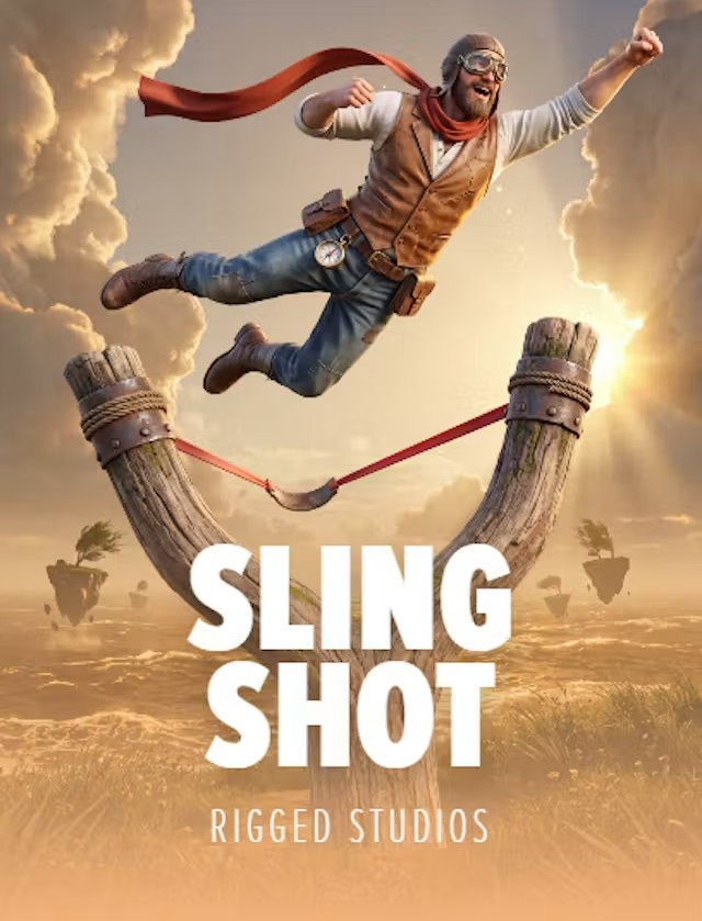 Sling Shot — the pilot leaving the pouch over the sky islands